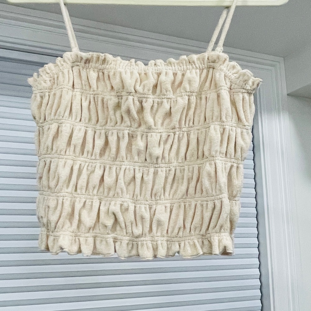Girl Straps Crop Top Tube🤎